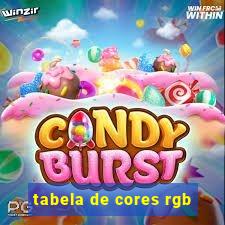 tabela de cores rgb